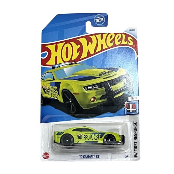 Hot Wheels Camaro SS HW First Response 2024 Yellow Green Chevy Diecast 1:64 - Picture 1 of 6